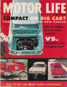 MOTOR LIFE 1960 FEB - CORVAIR, FALCON, VALIANT, LARK, RAMBLER*